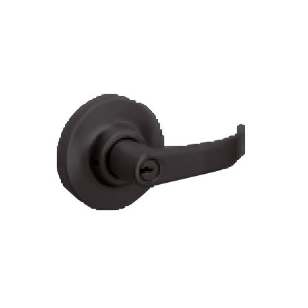 Dorma Key-In-Curved Lever, Classroom Function, Key Locks or Unlocks Lever, Schlage C Keyway, 695 Dark 8C08-695